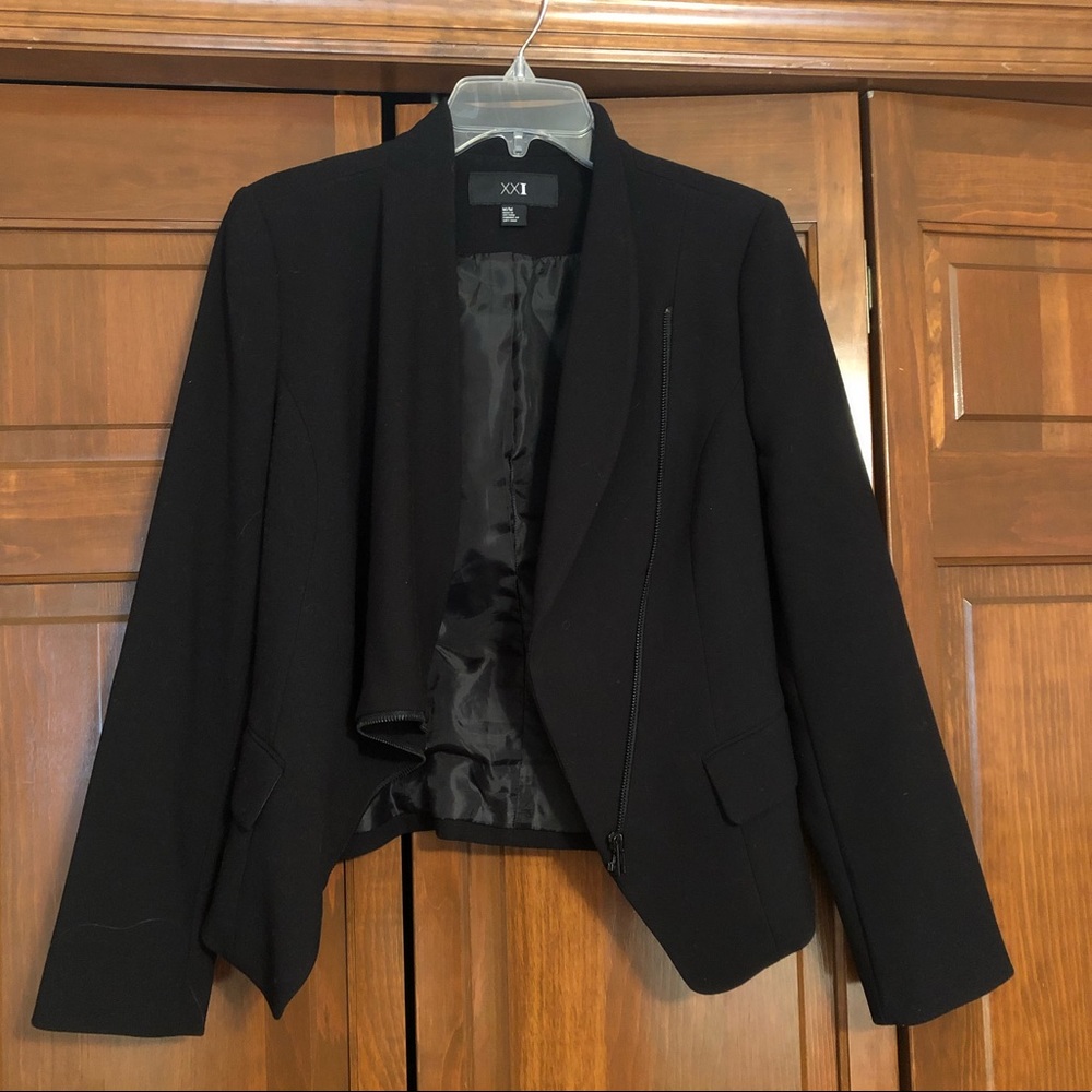 Forever 21 - XXI - Moto Blazer Black - Size M